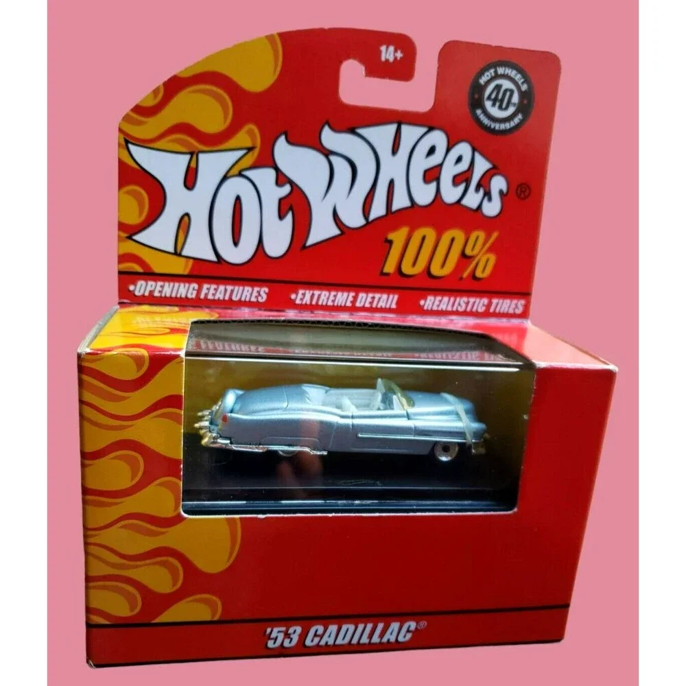 2008 100% Hot Wheels '53 CADILLAC ELDORADO CONVERTIBLE Silver 40Th. Anniversary